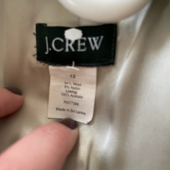 Jcrew women’s brown long dress coat - Picture 3 of 5